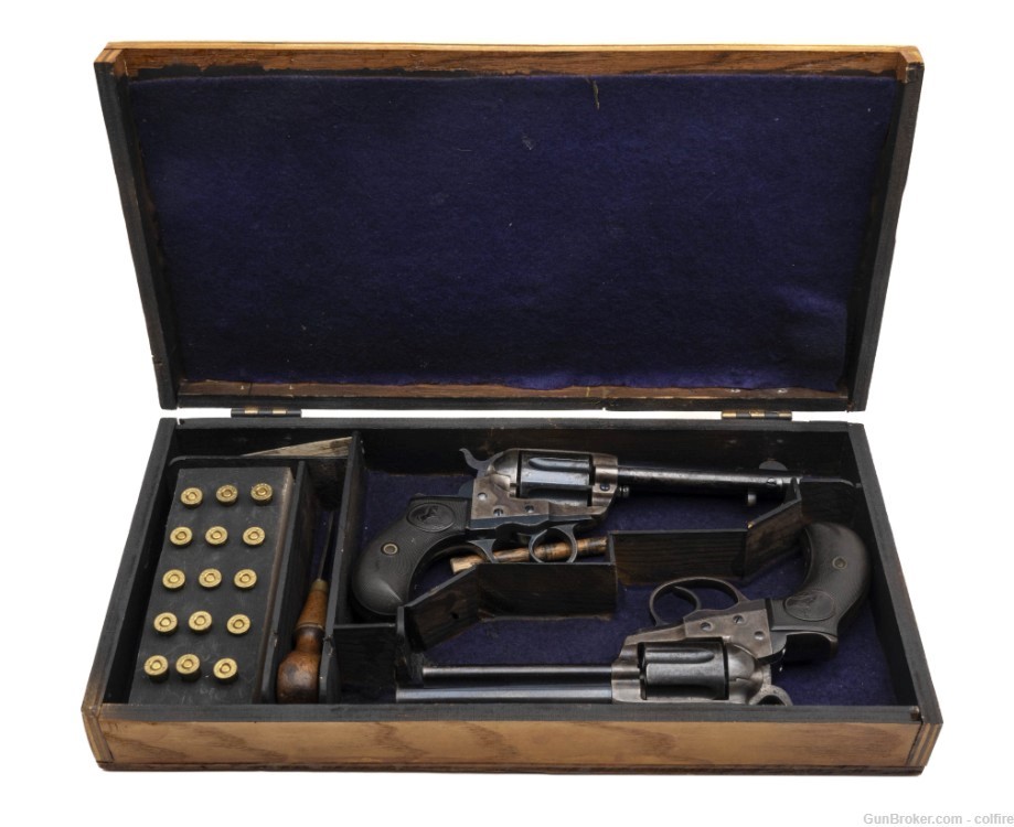 Double Cased Pair of Colt 1877 Lightning Revolvers (C19515)-img-5