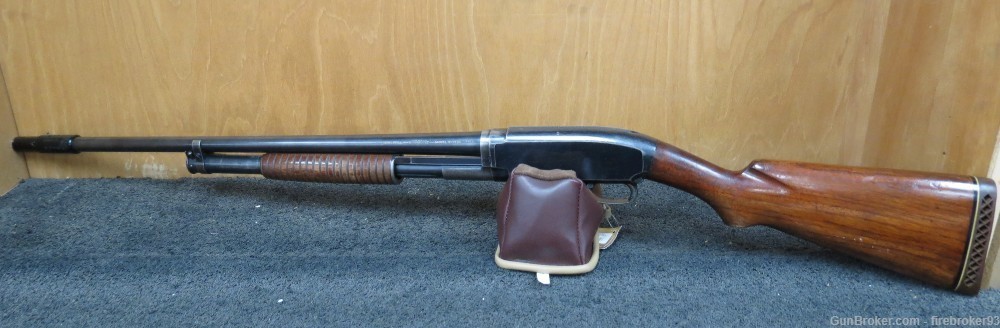 1924 Winchester model 12 shotgun 28" 12ga with Weaver choke-img-1