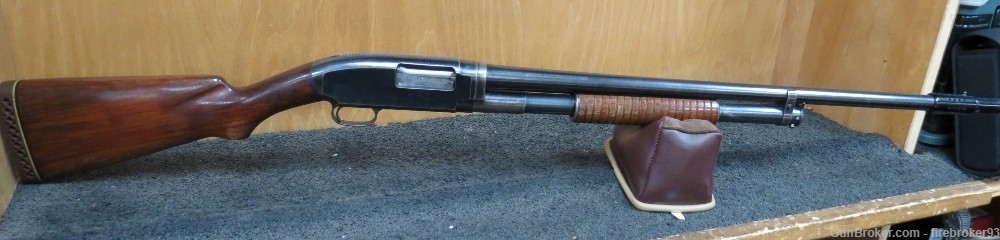 1924 Winchester model 12 shotgun 28" 12ga with Weaver choke-img-0