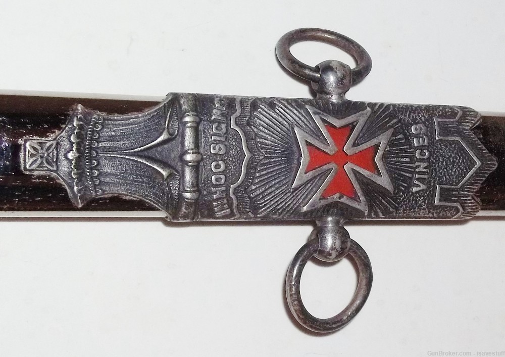1800's Knights Templar Masonic Fraternal Society Sword by STILZ & BRO's-img-5