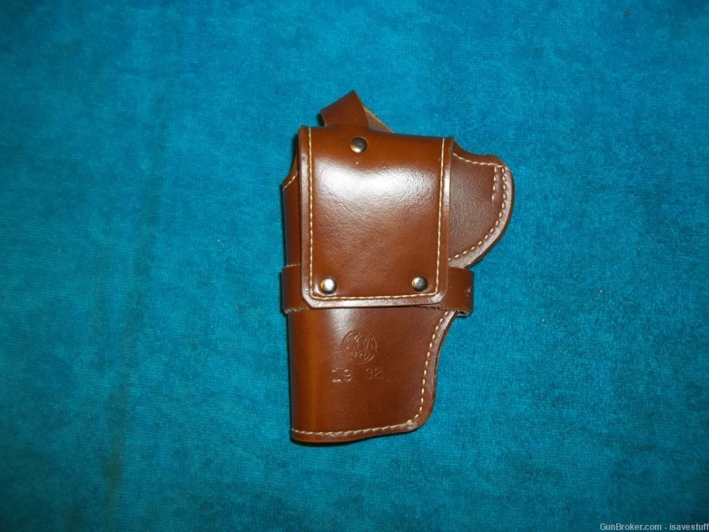 Smith Wesson LOGO R/H Leather Holster Ruger PS Six S&W 19 64 66 Snub Nose-img-8