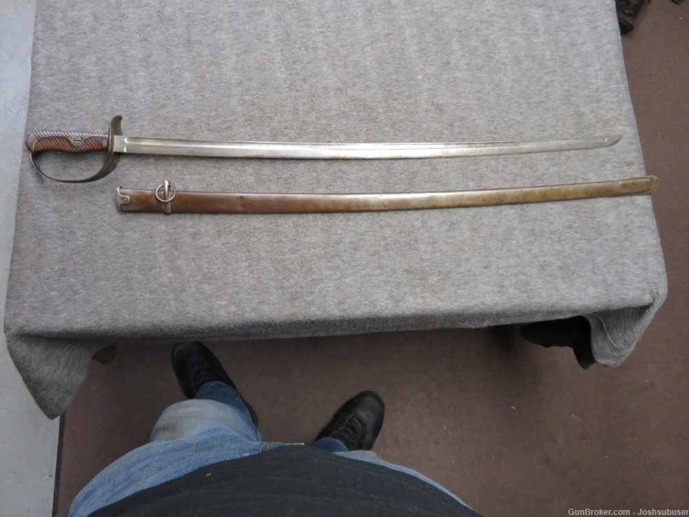 PRE WWII JAPANESE ARMY TYPE 32 CAVALRY SWORD W/ MATCHING NUMBERED SCABBARD-img-1