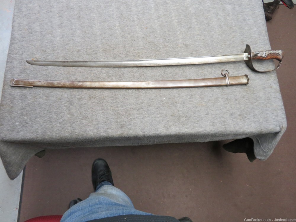PRE WWII JAPANESE ARMY TYPE 32 CAVALRY SWORD W/ MATCHING NUMBERED SCABBARD-img-4
