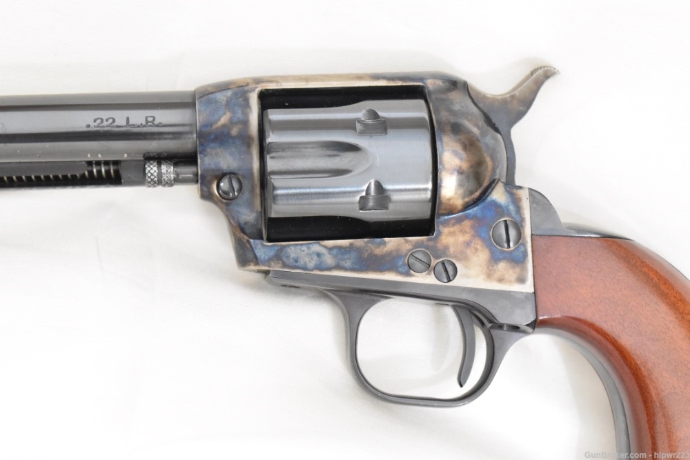 Taylor Uberti Stallion Pocket .22 LR 1873 SAA six shot revolver in box USED-img-8
