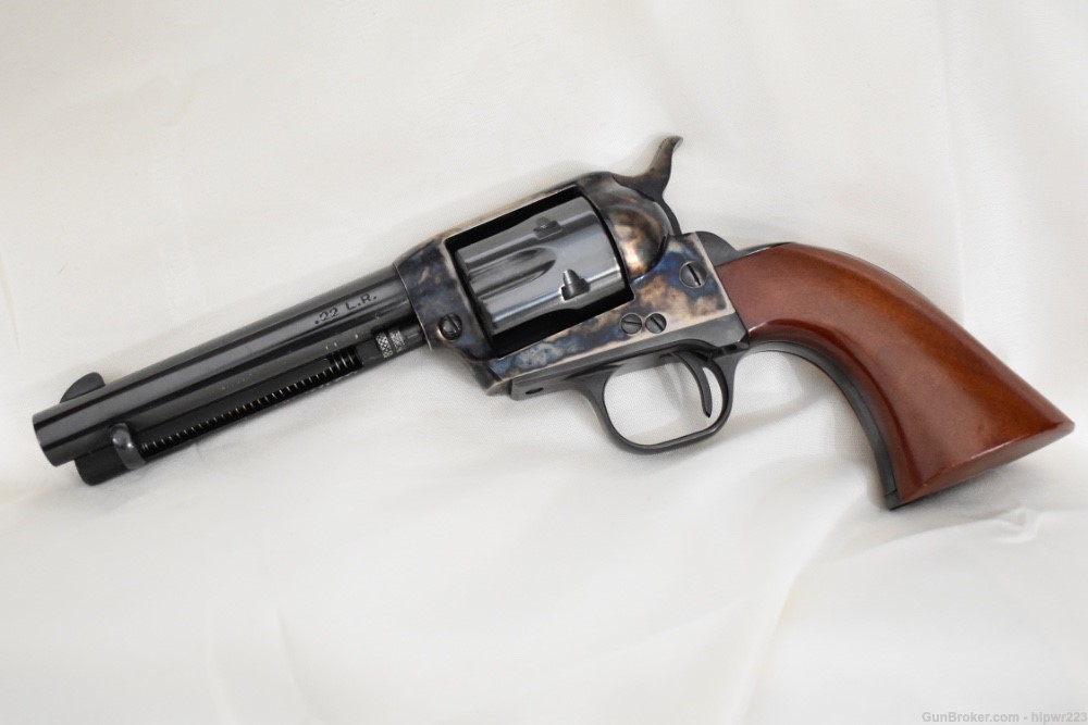 Taylor Uberti Stallion Pocket .22 LR 1873 SAA six shot revolver in box USED-img-2