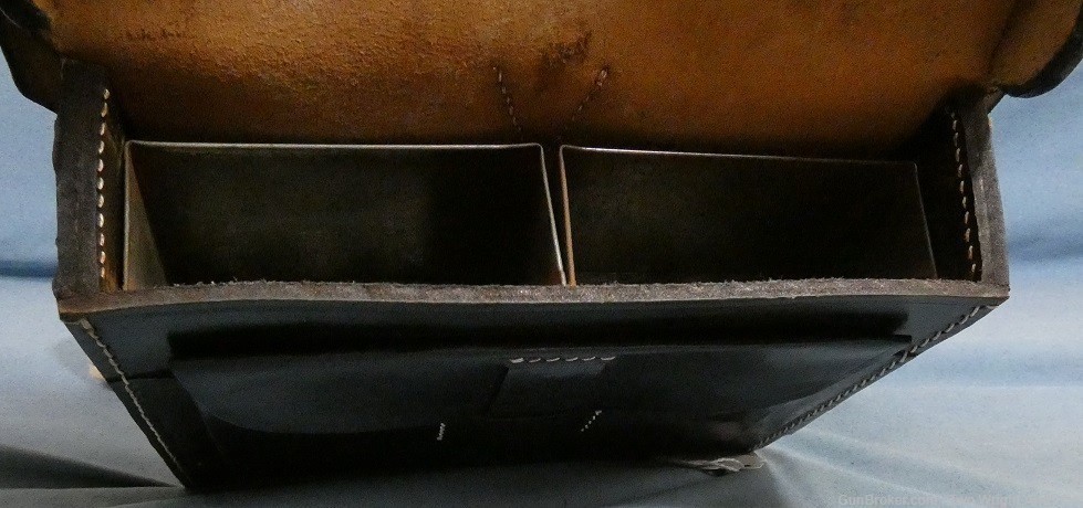 Civil War Leather Cartridge box -img-2
