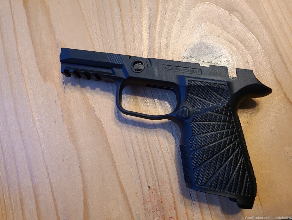 Wilson Combat grip w/ tunsten. "Compact". Ordered wrong size, NEVER SHOT -img-2