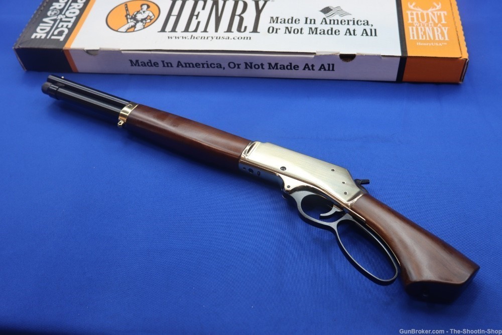 Henry Model AXE LEVER ACTION BRASS Pistol 410GA 15" Wood Grip 410 H018BAH-img-7