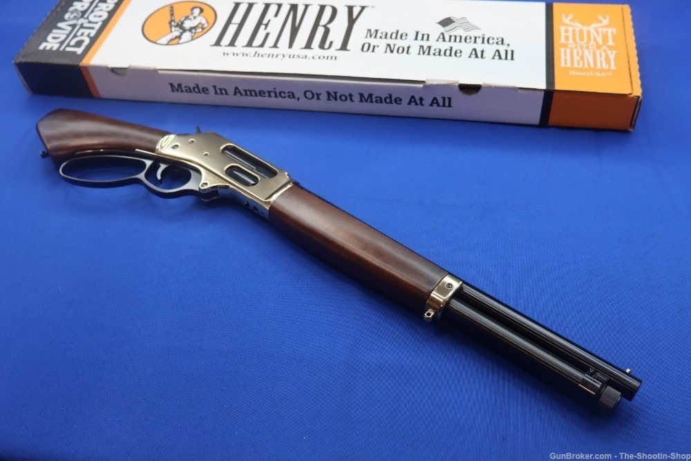 Henry Model AXE LEVER ACTION BRASS Pistol 410GA 15" Wood Grip 410 H018BAH-img-17