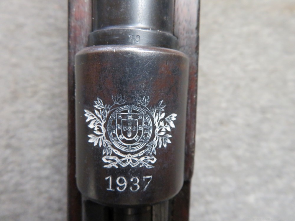 WWII PORTUGUESE MODEL 1937 M/937 MAUSER RIFLE-NICE CREST-ALMOST ALL MATCHIN-img-6