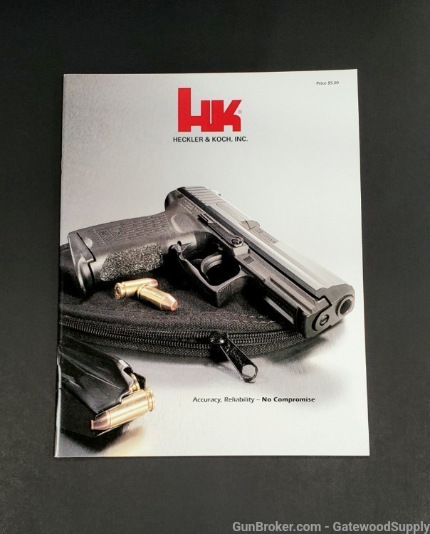 Heckler and Koch HK Sales Booklet - Backwards Cartridge - Original - Rare!-img-0