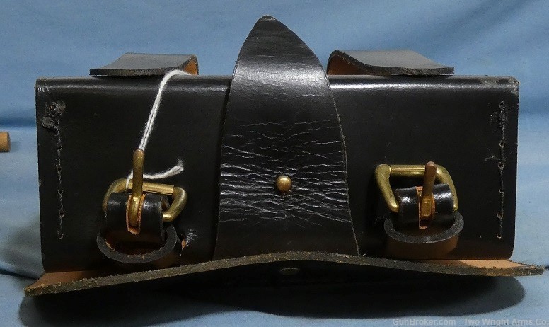 Civil War Leather Enfield type Cartridge box  #1-img-2
