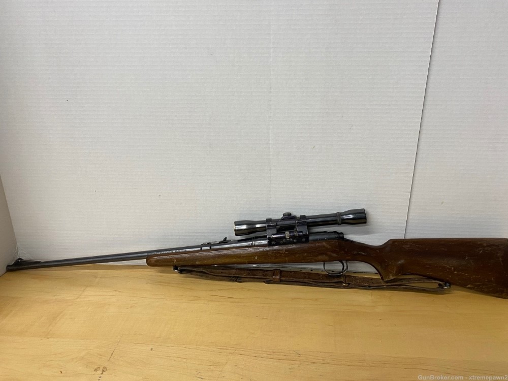 Remington arms model 721 w/ vintage scope-img-0