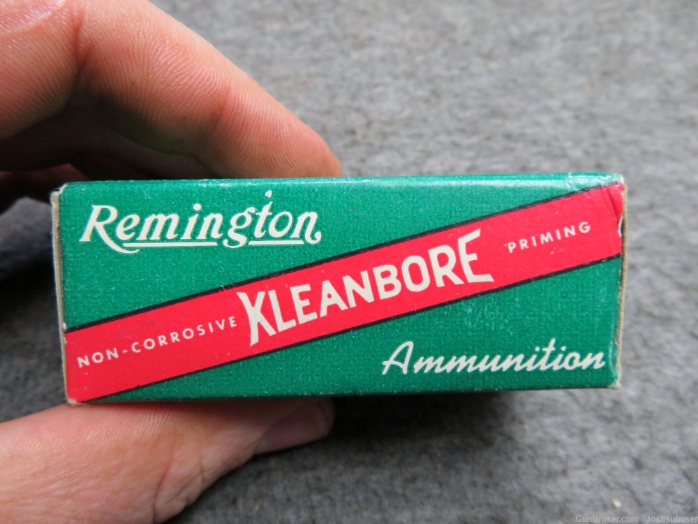 VINTAGE BOX REMINGTON .32 LONG RIMFIRE AMMO-EXCELLENT-FULL 50 ROUNDS-img-1