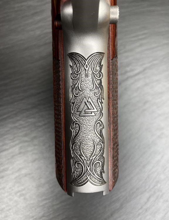 Kimber 1911 Custom Engraved Viking Warrior by Altamont .45ACP-img-6