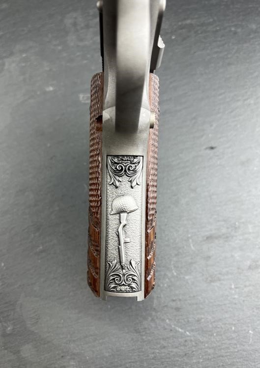 Colt 1911 Custom Engraved D-Day Commemorative in .38 Super by Altamont-img-8