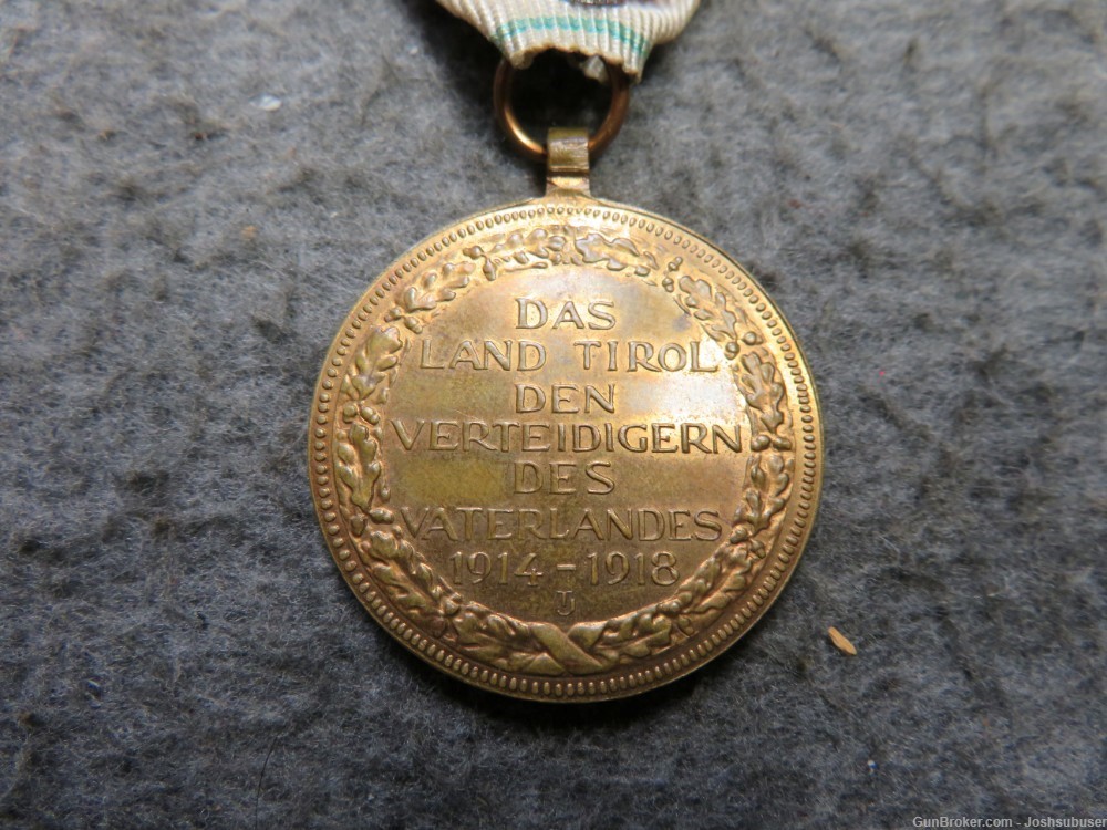 AUSTRIAN PROVINCE OF TYROL WWI SERVICE COMMEMORATIVE MEDAL-img-4