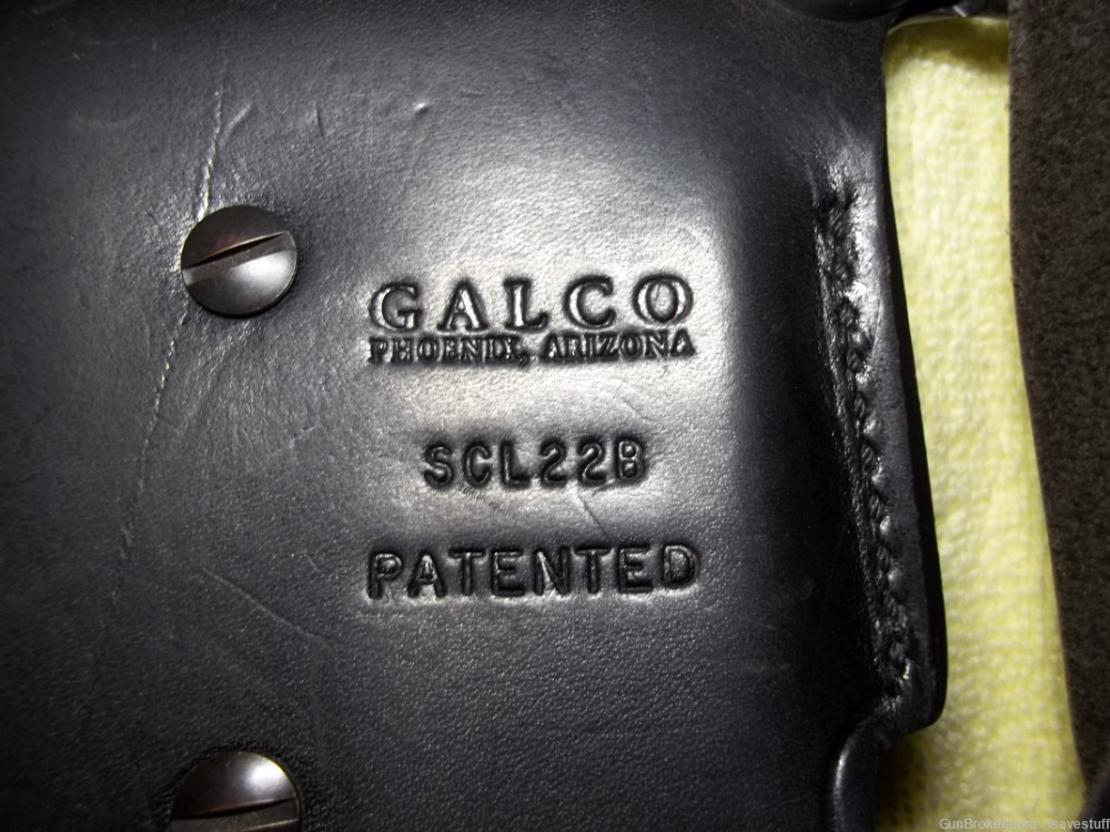 GALCO Miami Classic LEFT HAND Shoulder Holster Beretta 92F FS + tie downs -img-6