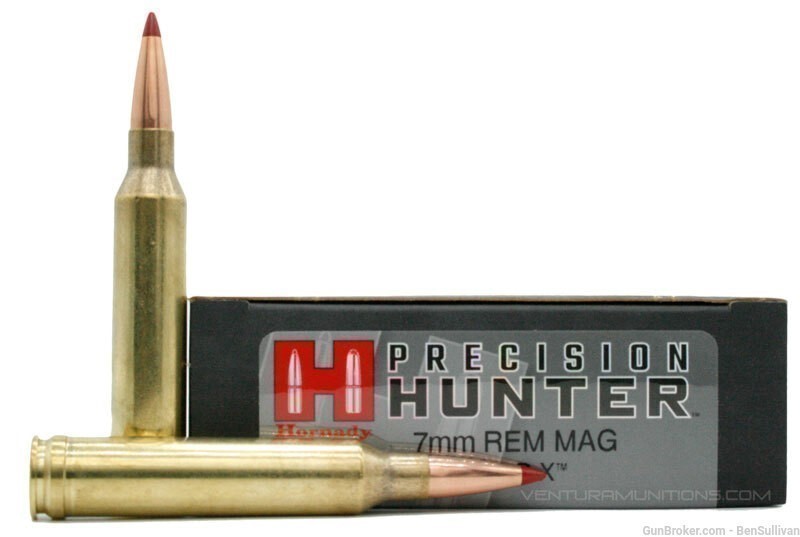 Hornady Precision Hntr 7 mm Reg Mag 162 gr ELD-X Ammo-img-0