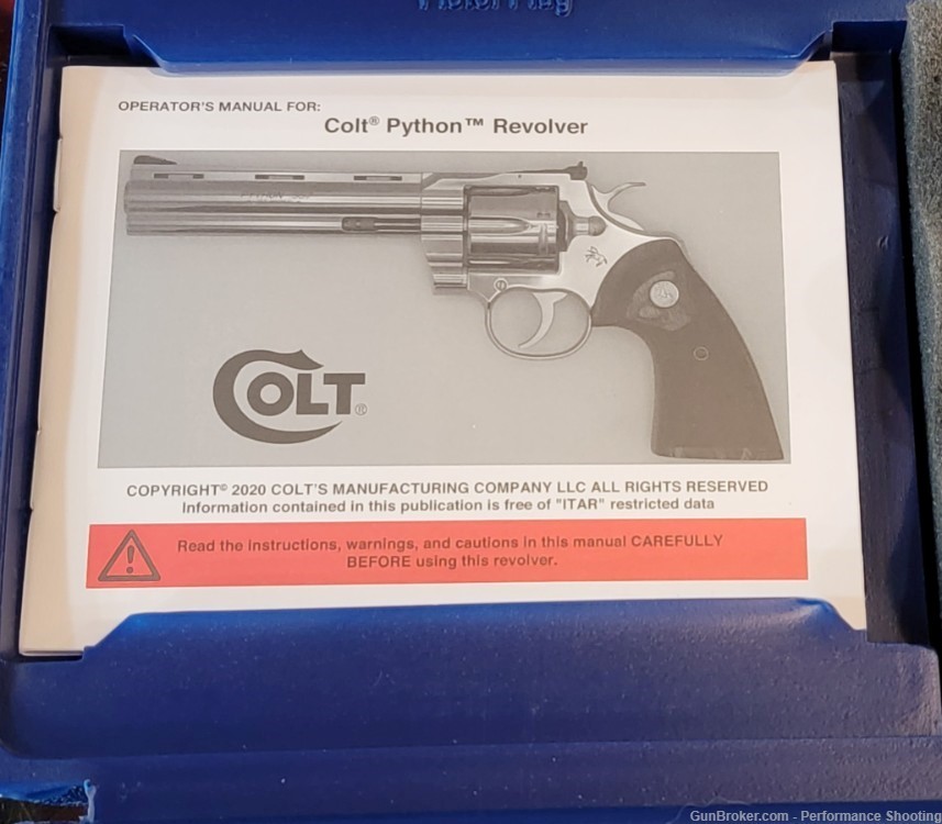 Colt Python 357 Magnum 4.25" Stainless Steel Barrel 6 Round -img-8