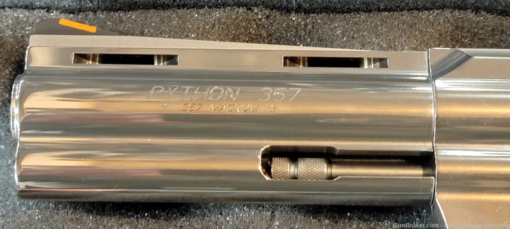 Colt Python 357 Magnum 4.25" Stainless Steel Barrel 6 Round -img-2