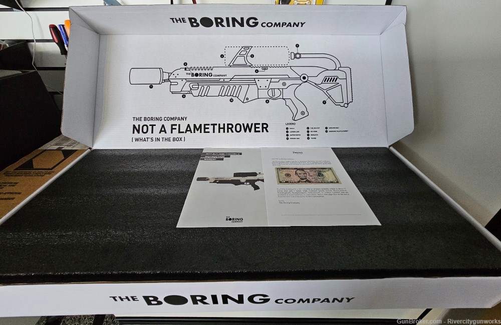The Boring Company Flamethrower plus Fire extinguisher -img-1