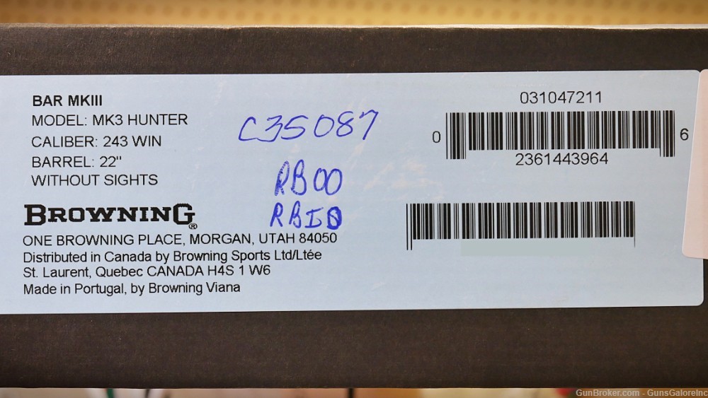 Browning BAR MK3 .243WIN New in Box-img-9