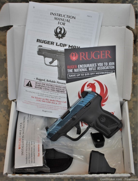  Ruger LCP MAX in 380ACP - NEW Talos Sapphire!-img-12