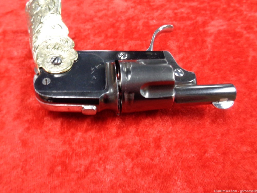 1905 DD Oury Novo Folding Ladies Revolver 25 Auto 5 Shot Pocket Gun I TRADE-img-8