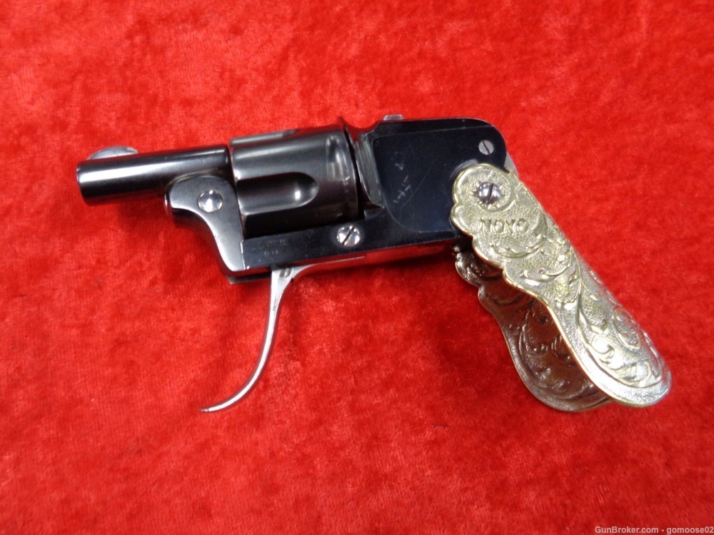 1905 DD Oury Novo Folding Ladies Revolver 25 Auto 5 Shot Pocket Gun I TRADE-img-3