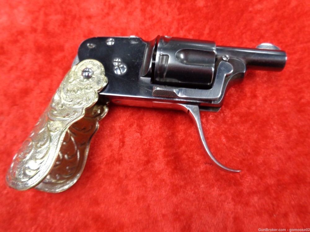 1905 DD Oury Novo Folding Ladies Revolver 25 Auto 5 Shot Pocket Gun I TRADE-img-2
