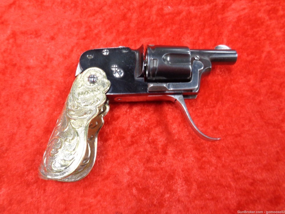 1905 DD Oury Novo Folding Ladies Revolver 25 Auto 5 Shot Pocket Gun I TRADE-img-9