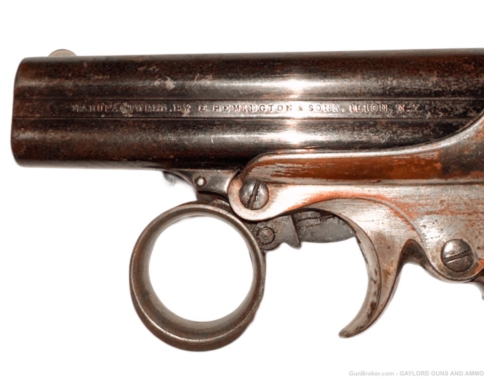 Remington Elliot Derringer .32 Rimfire Revolver -img-8