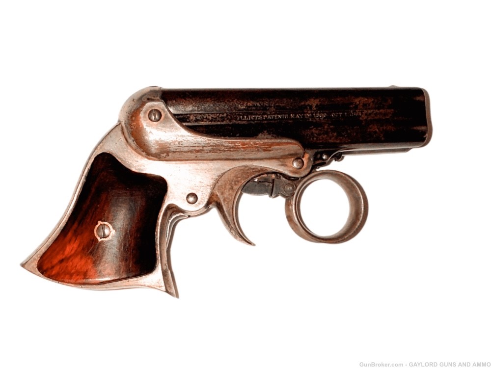 Remington Elliot Derringer .32 Rimfire Revolver -img-1