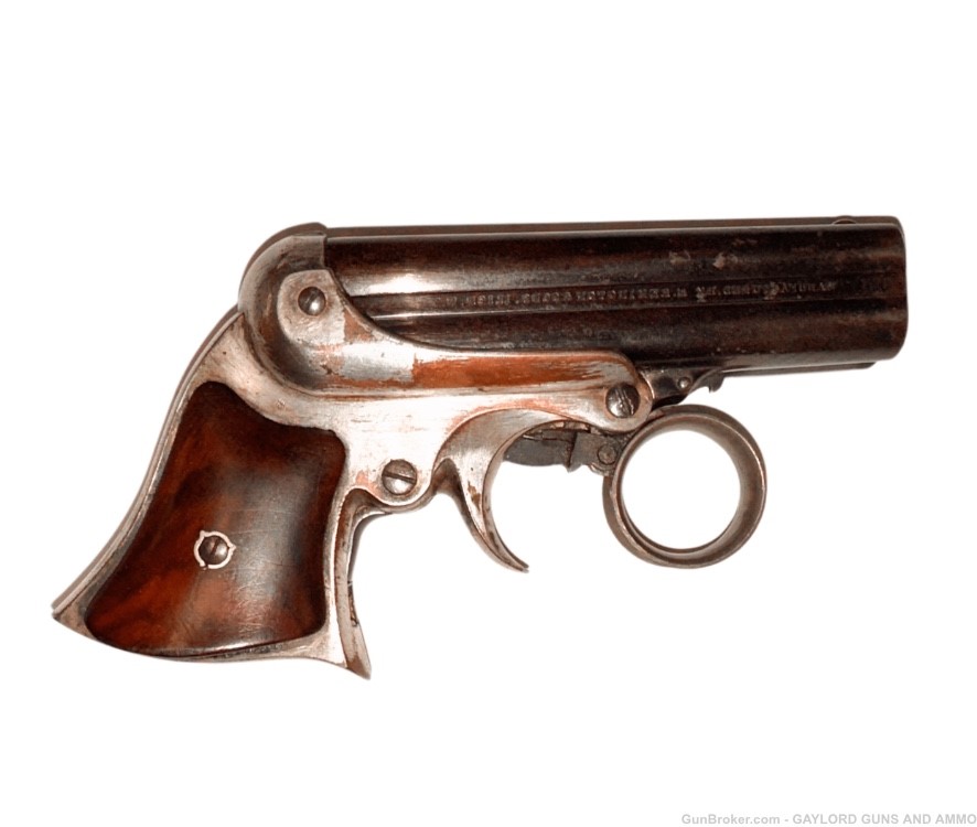 Remington Elliot Derringer .32 Rimfire Revolver -img-4