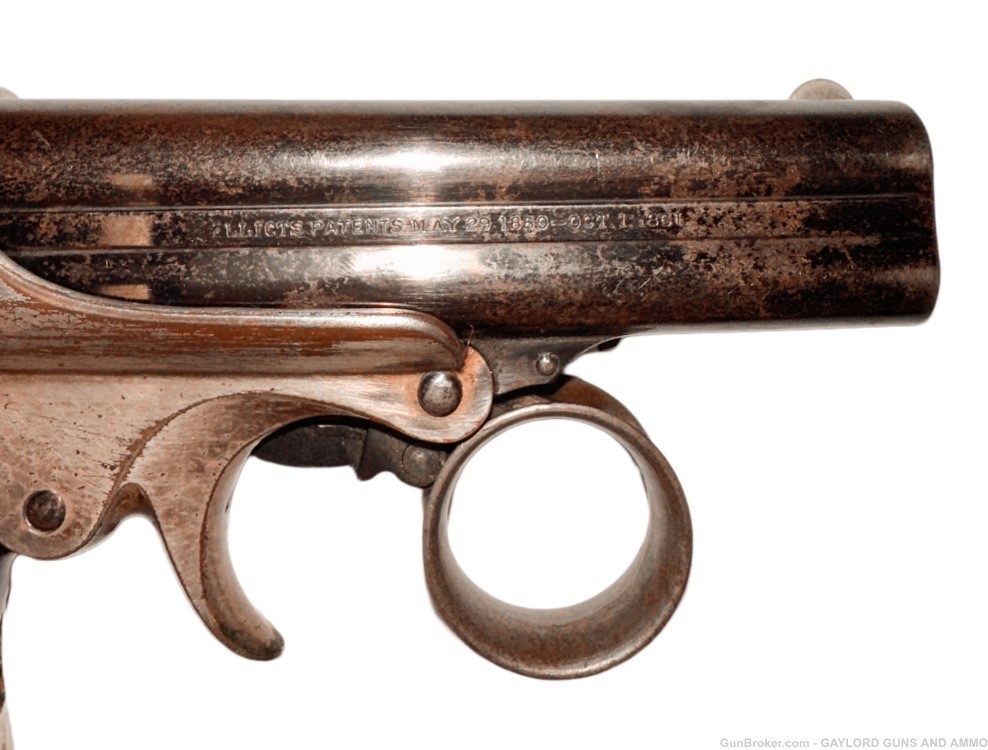 Remington Elliot Derringer .32 Rimfire Revolver -img-7