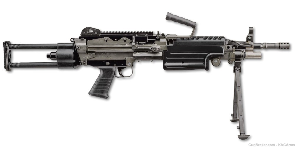 FN M249S Para 249S Saw M249 46-100171 5.56 Belt Fed M249S FN SAW Para Black-img-0