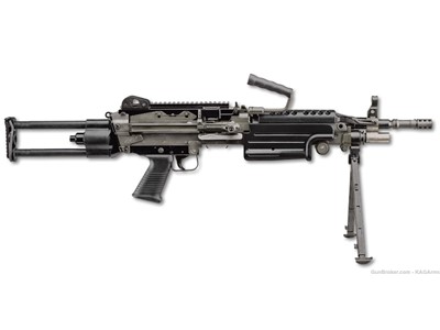 FN M249S Para 249S Saw M249 46-100171 5.56 Belt Fed M249S FN SAW Para Black