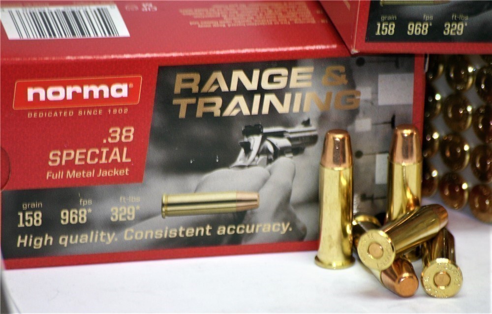 38 Special FMJ 158 Grain NORMA Brass Cased 38SPL 38 CTG 50 Rds-img-3