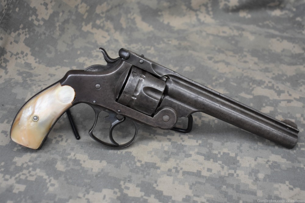 S&W 44 Double Action First Model revolver in 44 S&W Russian-img-1