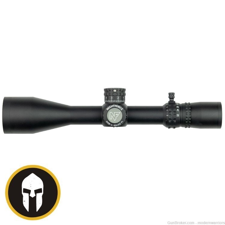 Nightforce NX8-4-32x50mm F1-30mm Tube-Illuminated MOA-XT FFP Reticle-Black-img-0