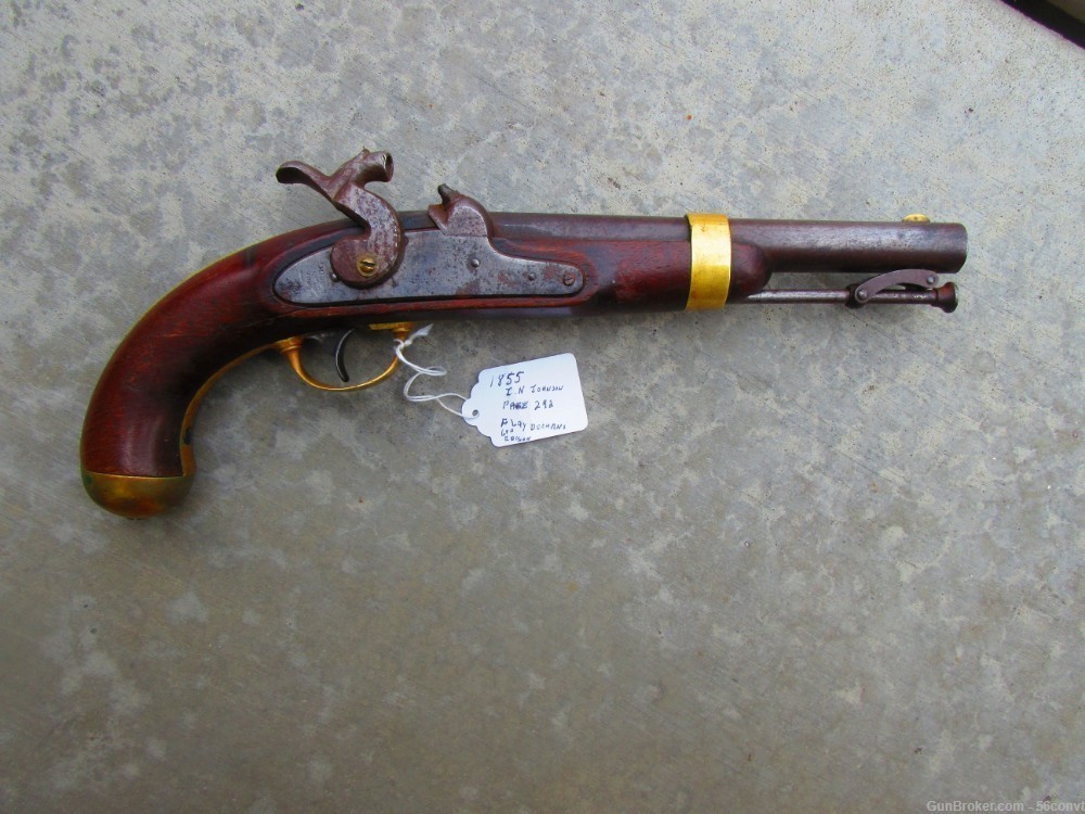 Very Nice 1842 I.N. JOHNSON Original Pistol-img-0