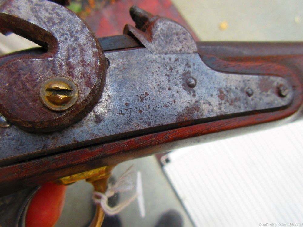 Very Nice 1842 I.N. JOHNSON Original Pistol-img-9