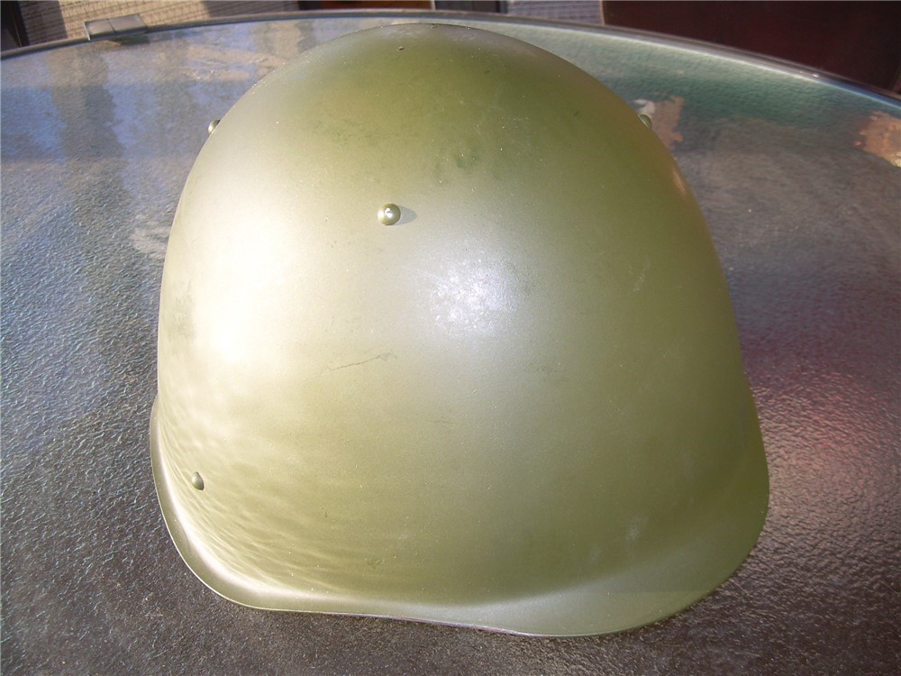 NOS Rare SsH 60 USSR Soviet Russia Red Army Steel Military Helmet, Original-img-1