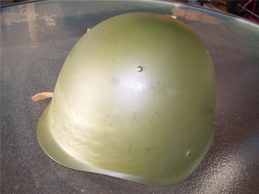 NOS Rare SsH 60 USSR Soviet Russia Red Army Steel Military Helmet, Original-img-0
