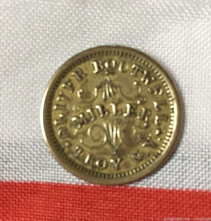 Civil War Coin Merchants Token dated 1863-img-0