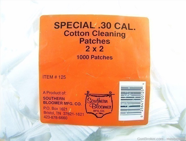 Southern Bloomer 30 Cal. Cleaning Patches 1000Ct-img-0