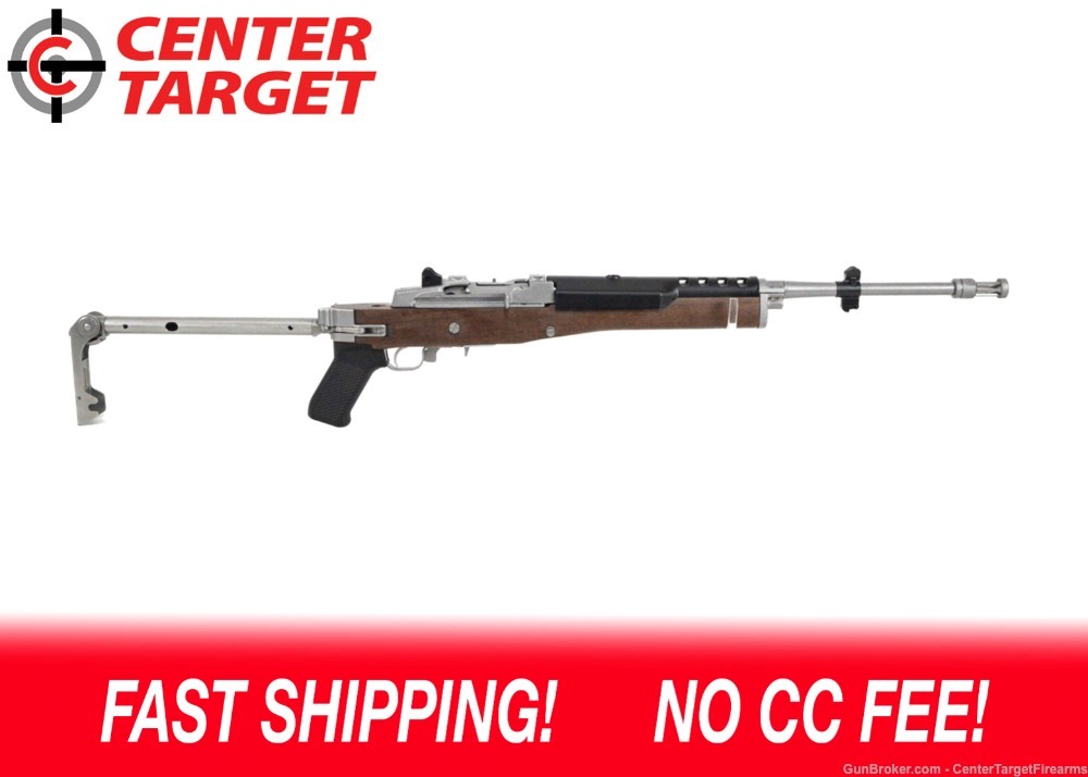 Ruger Mini-14 Tactical 5.56 NATO 223 Rem Mini 14 Rifle Stainless Steel 5895-img-0
