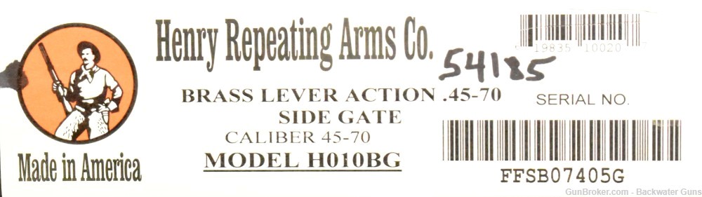 FACTORY NEW HENRY BRASS SIDE GATE LEVER ACTION .45-70 RIFLE NO RESERVE!-img-6