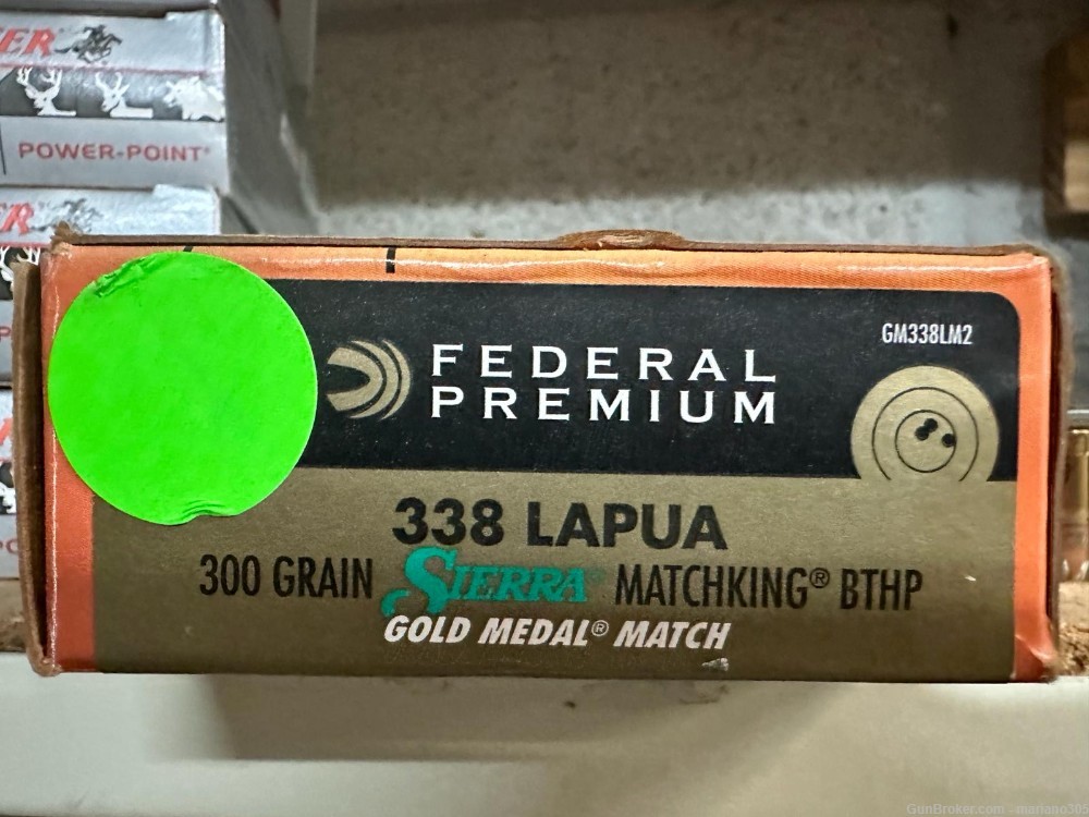 Federal  Premium Gold Medal 338 Lapua Mag 300 gr-img-0